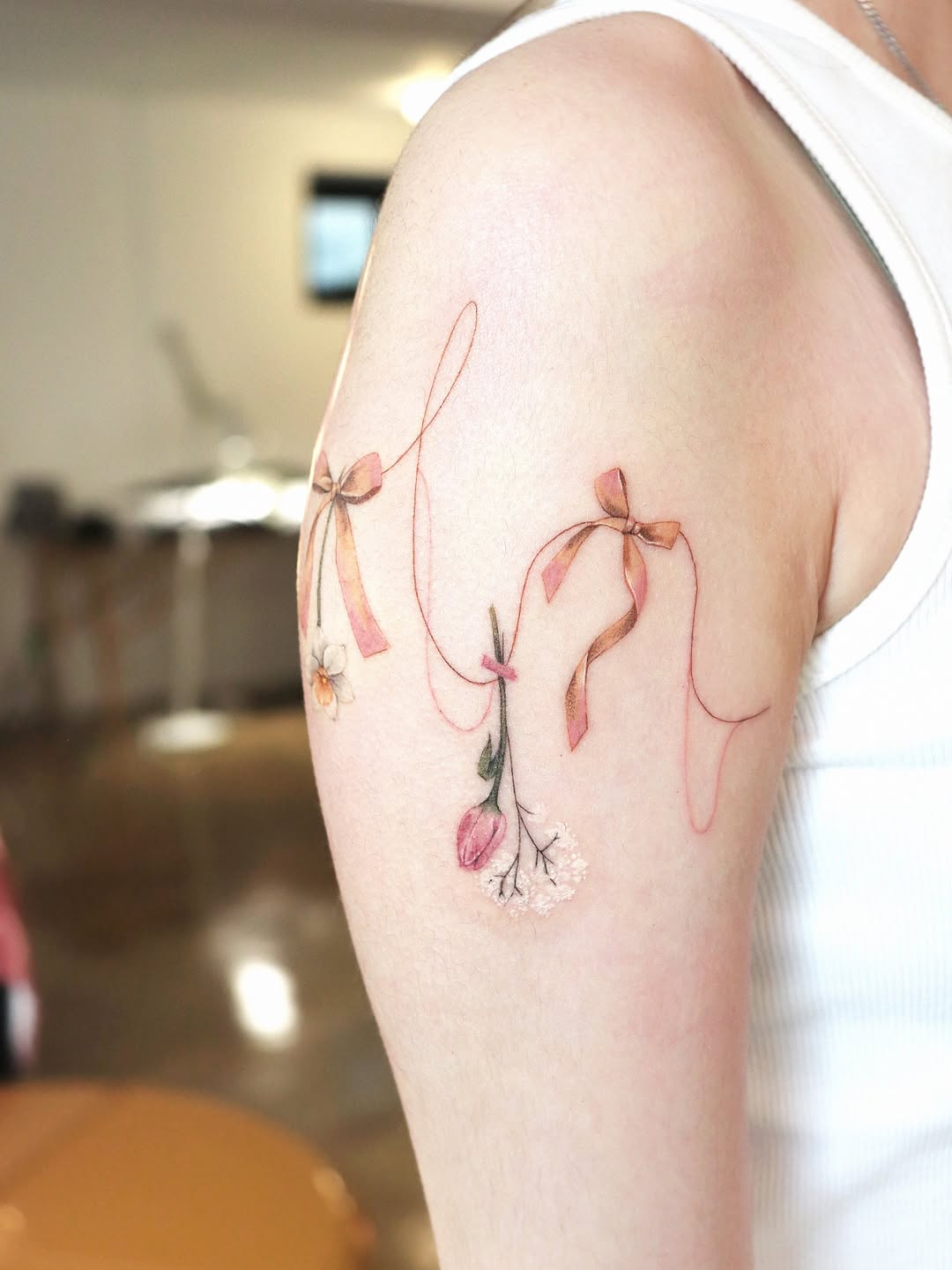 Tattoo by @vanilla__tattoo — fine_line, watercolor