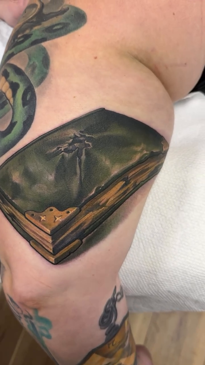 Tattoo by @dna_tattoos — realism, dark_realism