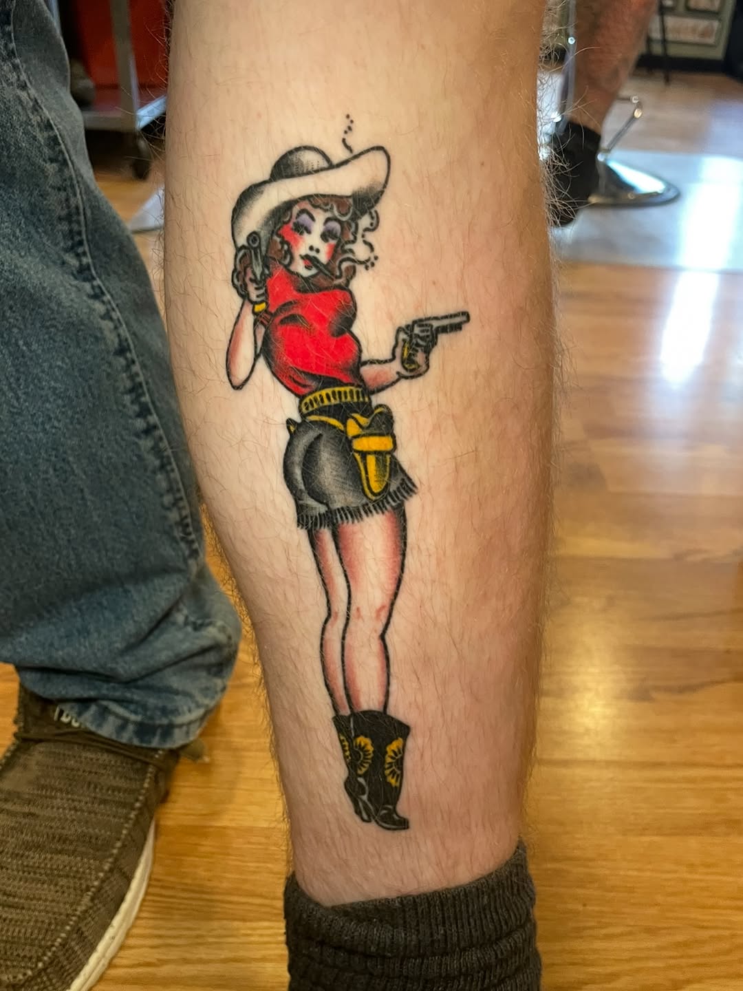 Tattoo by @ianspong — american_traditional, illustrative