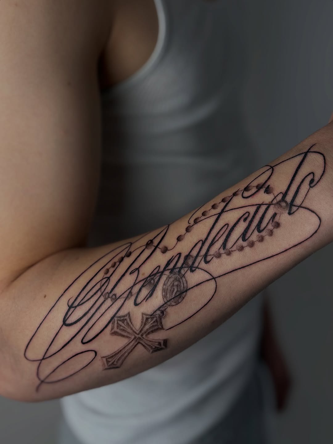 Tattoo by @shortkingtattoo β lettering_script, chicano