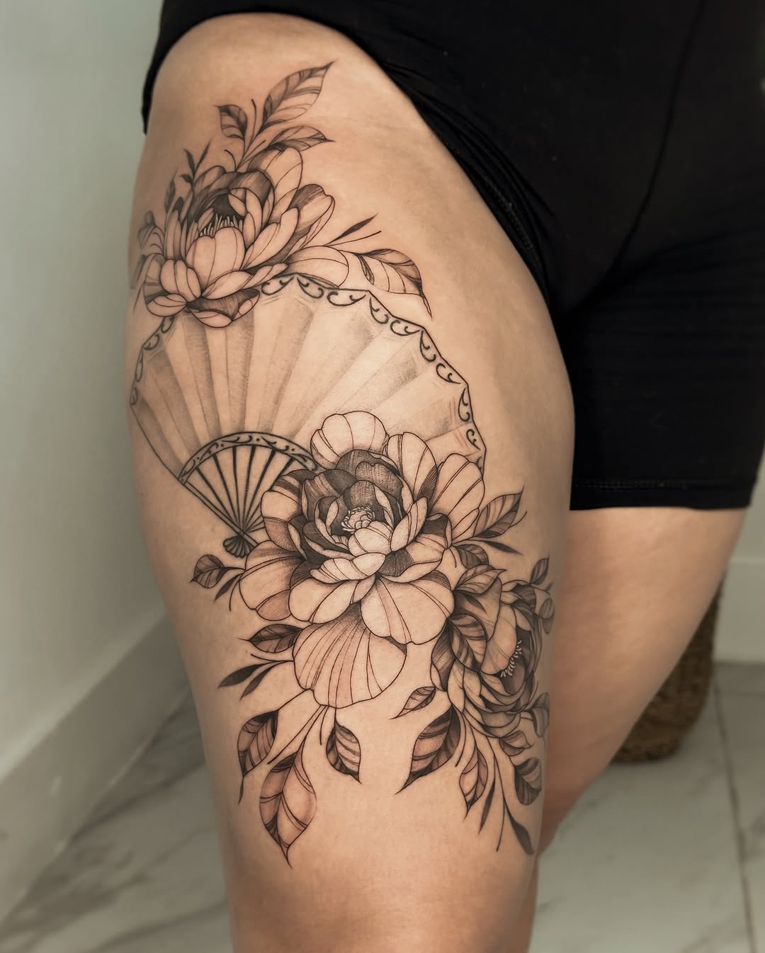 Tattoo by @giannatattoos — illustrative, black_and_grey
