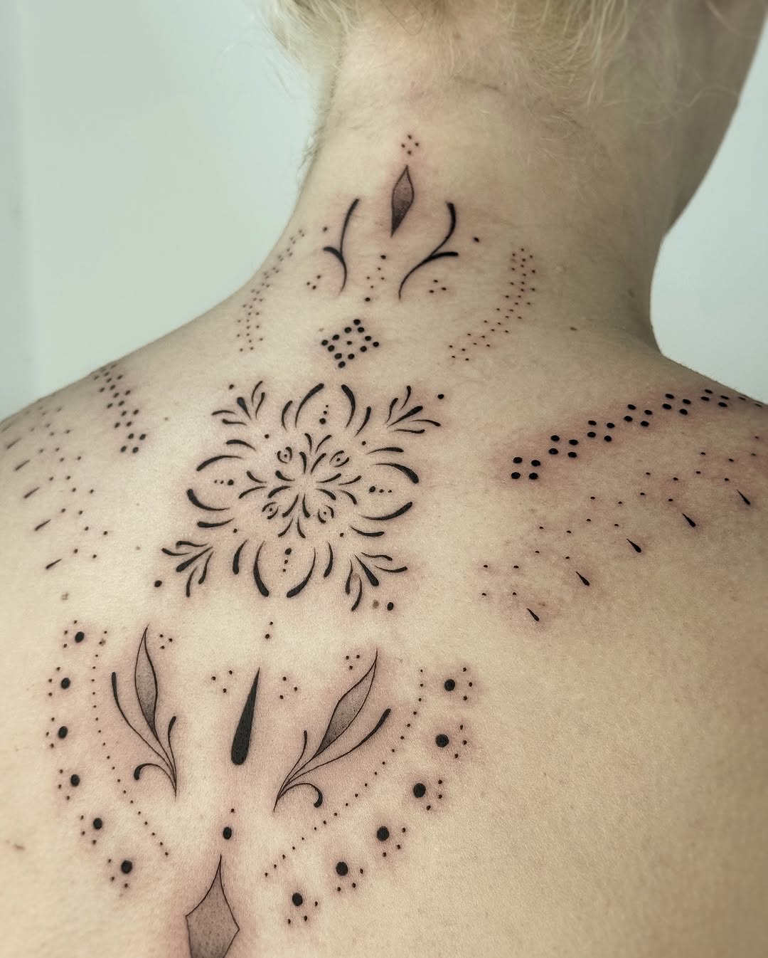 Tattoo by @giannatattoos — dotwork