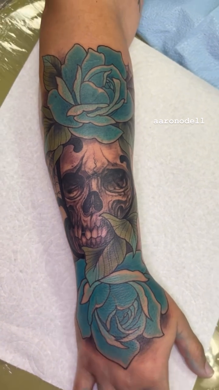 Tattoo by @aaronodell — realism, black_and_grey
