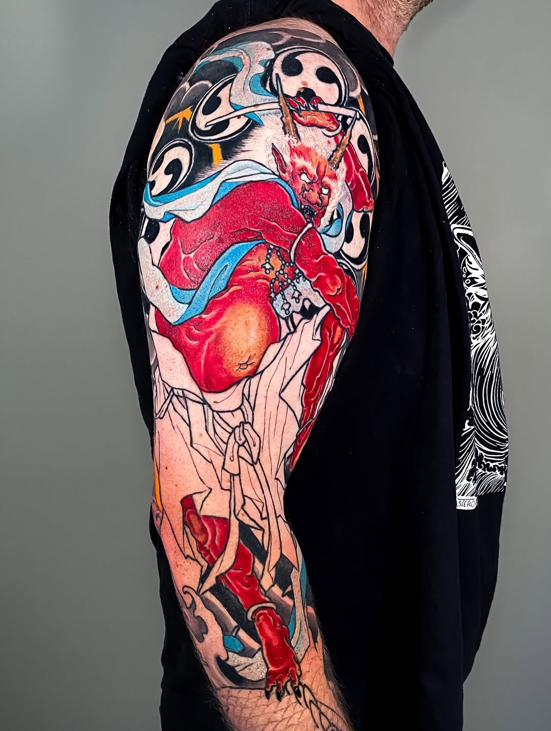 Tattoo by @ericjamestattooer — japanese_irezumi, blackwork