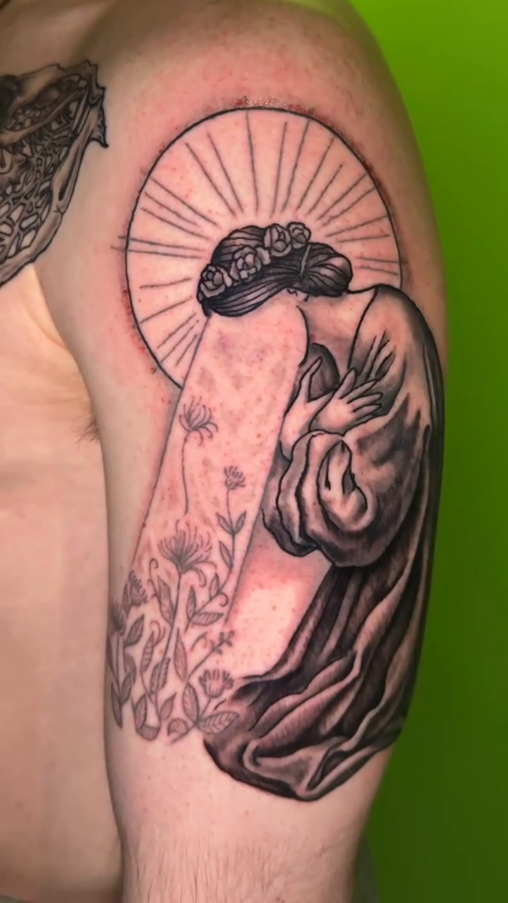 Tattoo by @stevesype — black_and_grey, realism