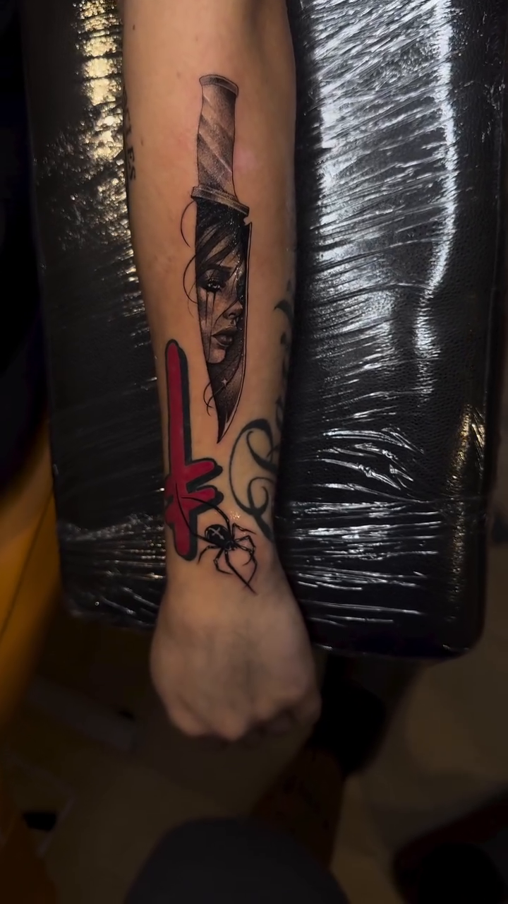 Tattoo by @roottats — realism, trash_polka
