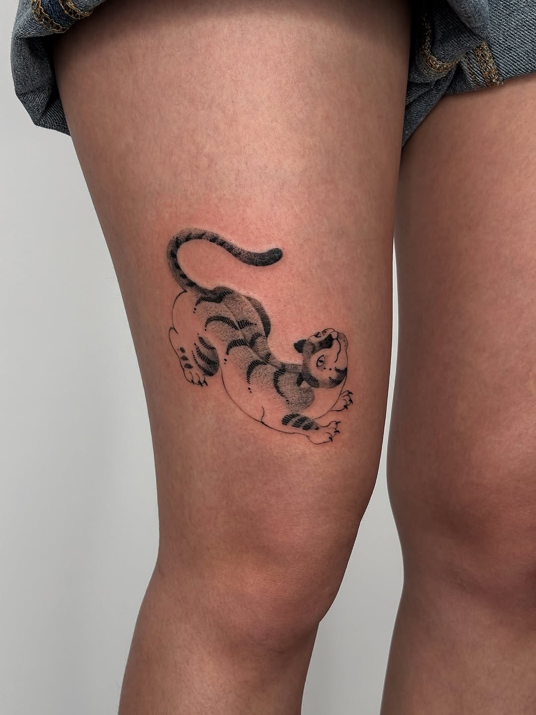 Tattoo by @sagodripp — japanese_irezumi, black_and_grey