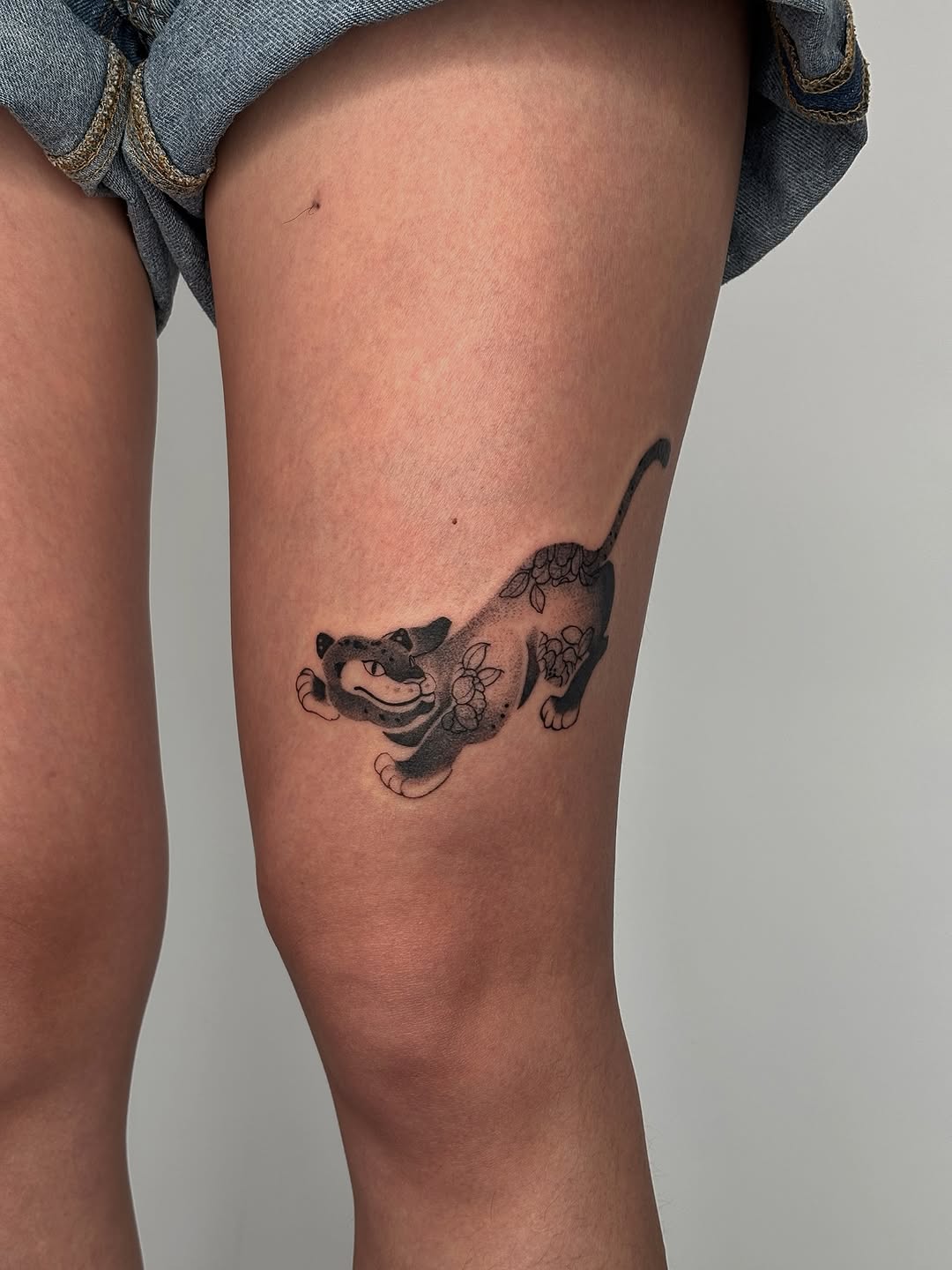 Tattoo by @sagodripp — japanese_irezumi, black_and_grey