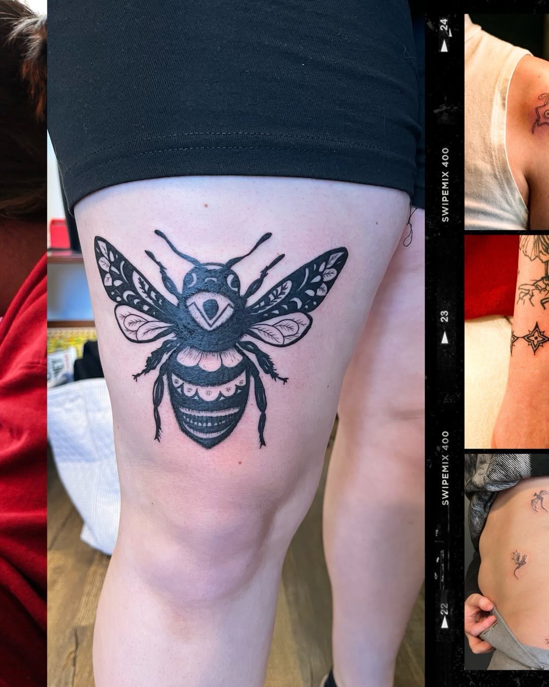 Tattoo by @rohrerink — blackwork, ornamental