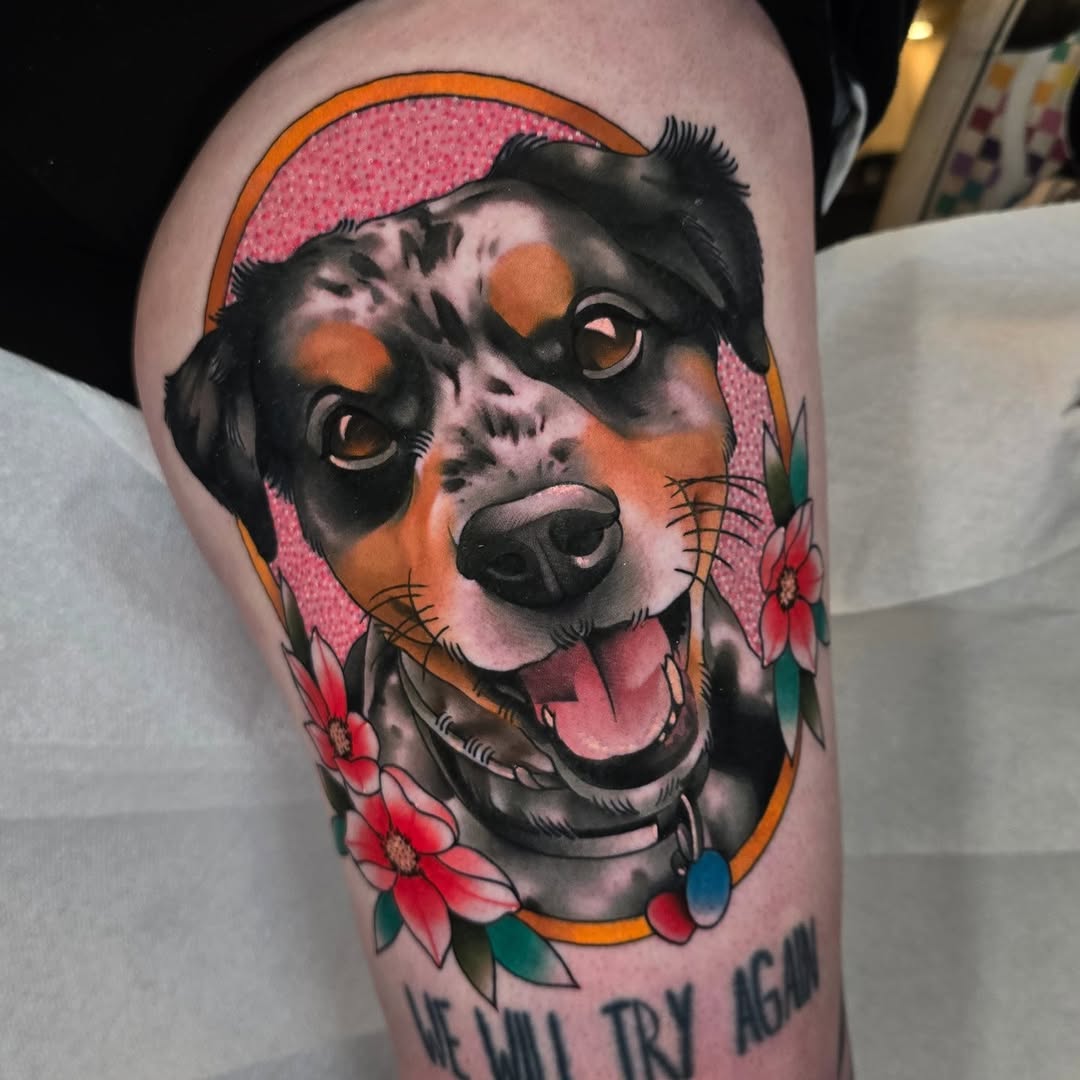 Tattoo by @justin_tattoos — realism, illustrative