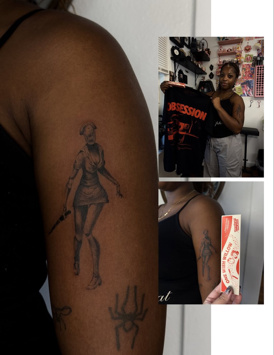 Tattoo by @chaotictattoo — illustrative, black_and_grey
