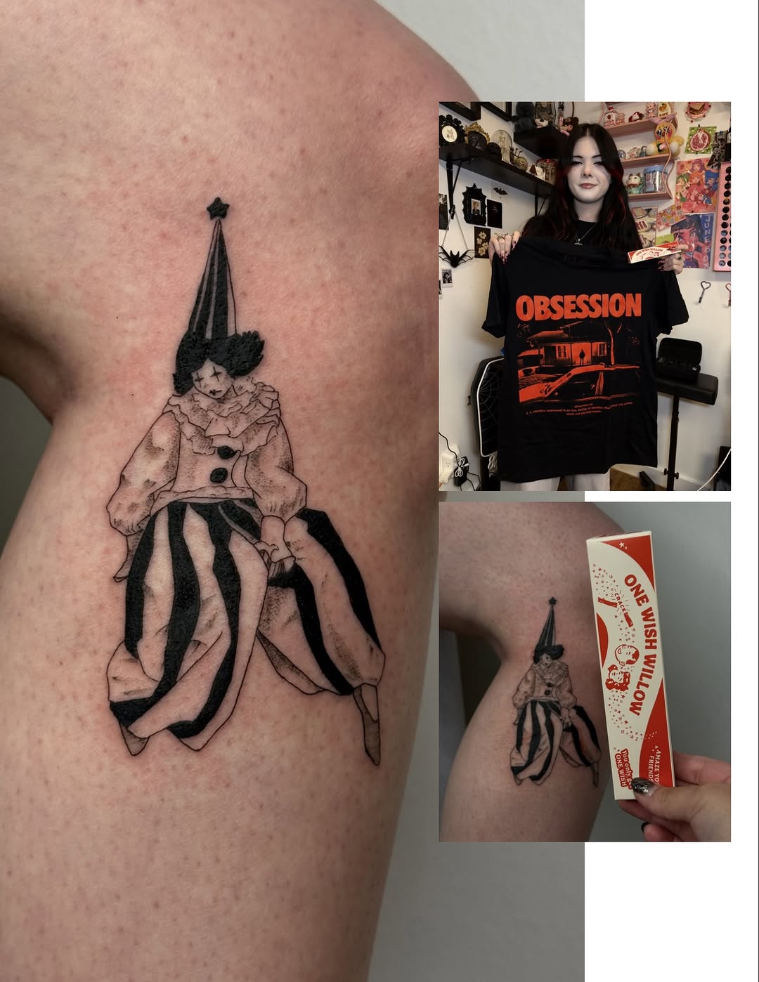 Tattoo by @chaotictattoo — illustrative, black_and_grey