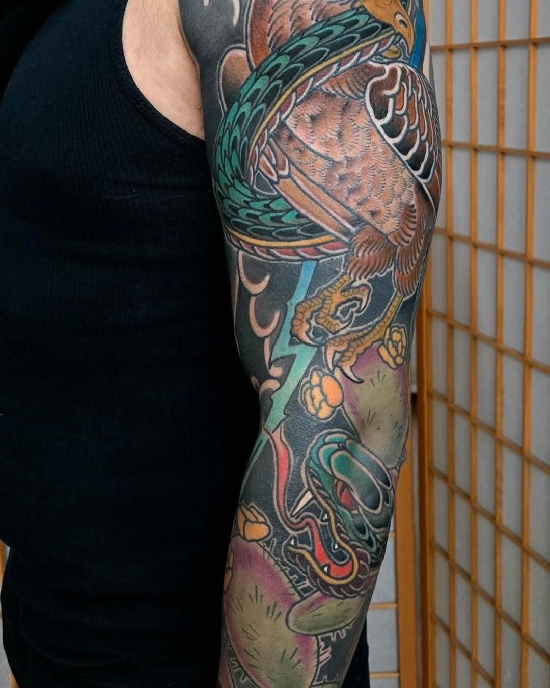 Tattoo by @john.sunderland โ japanese_irezumi, blackwork