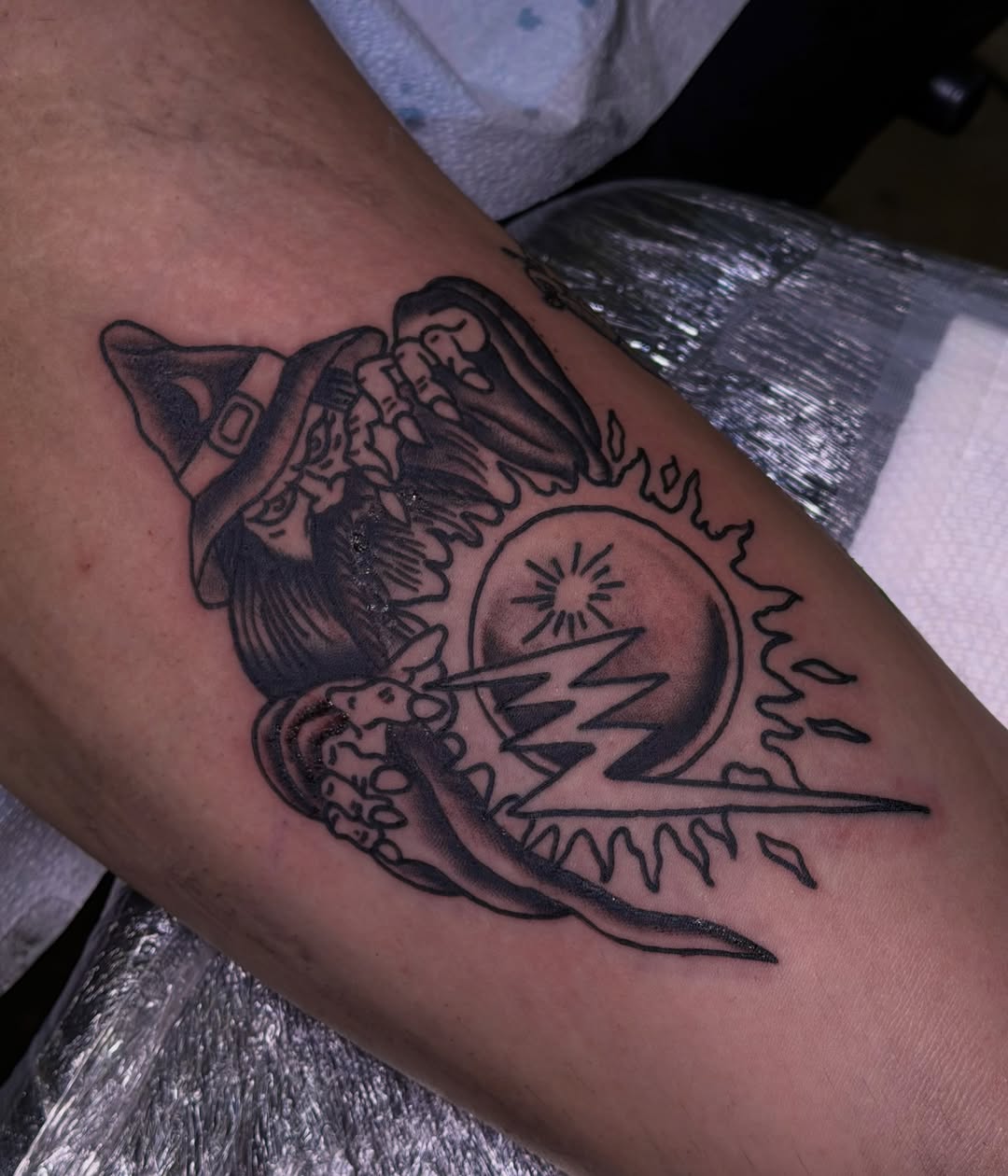 Tattoo by @doughboystabs — american_traditional, black_and_grey