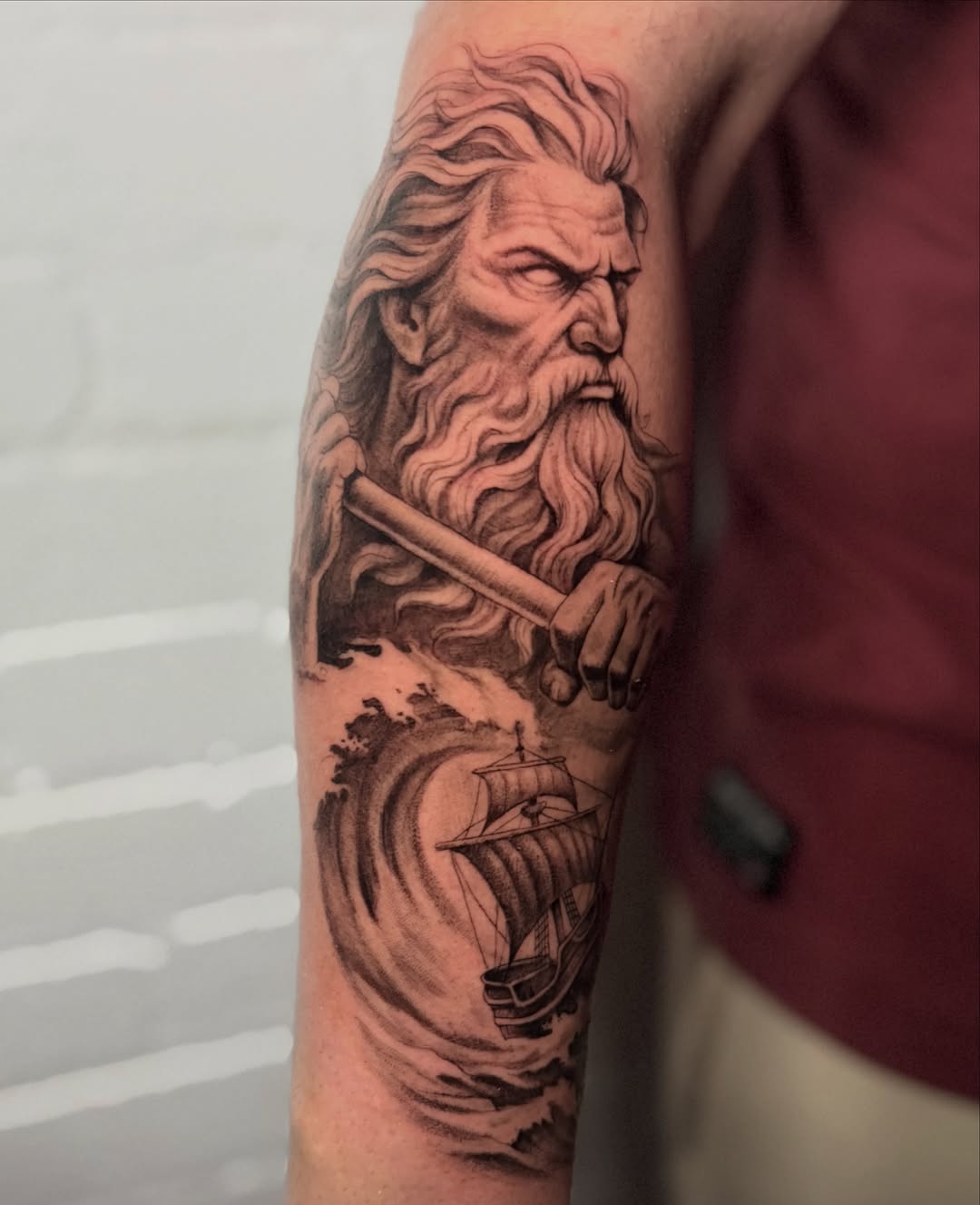 Tattoo by @tattoosbybradi — realism, black_and_grey