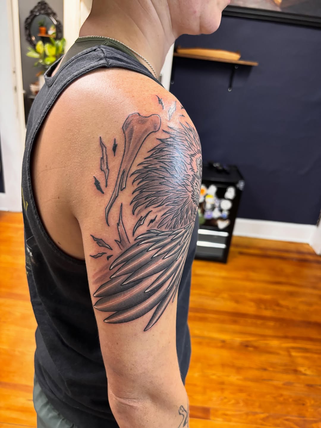 Tattoo by @siv.tattoos โ black_and_grey, realism