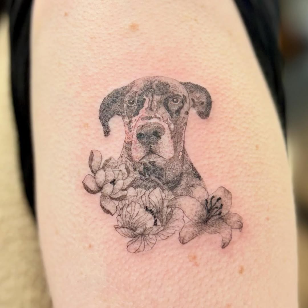 Tattoo by @inkbyb โ realism, black_and_grey