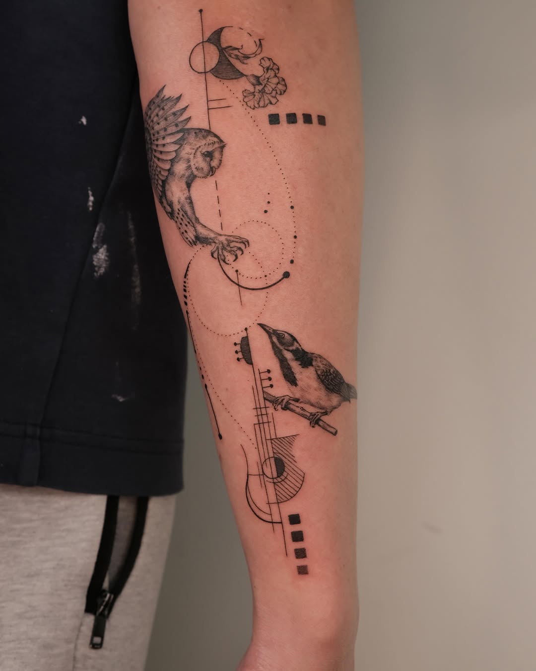 Tattoo by @zaytattoos — illustrative, black_and_grey