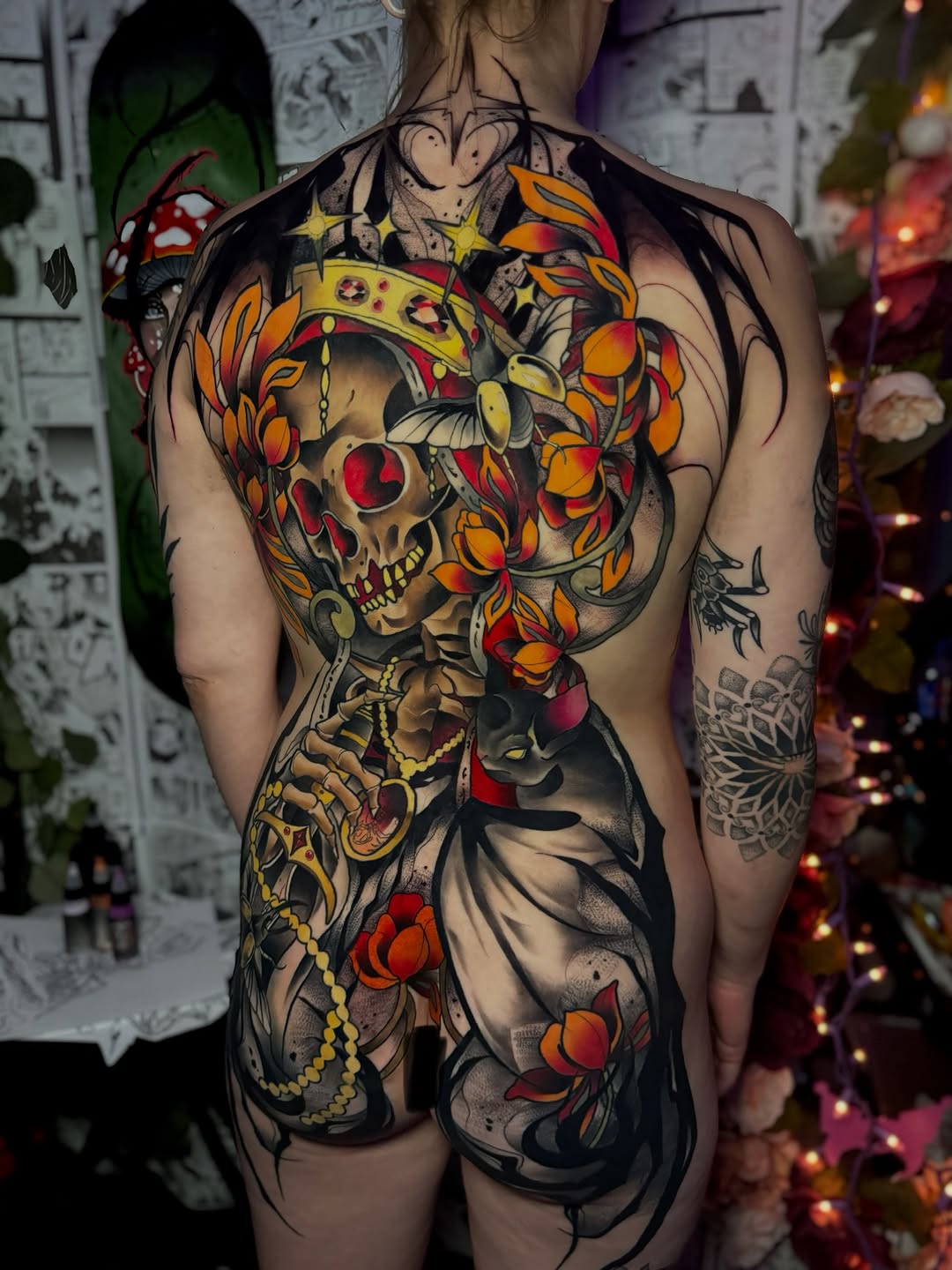 Tattoo by @shortyadtrtattoos — dark_realism, neo_traditional