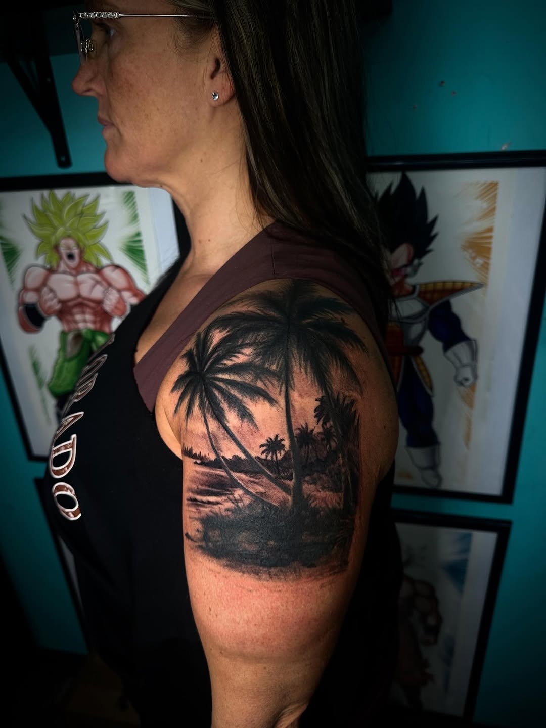 Tattoo by @daggerface_toon — black_and_grey, realism