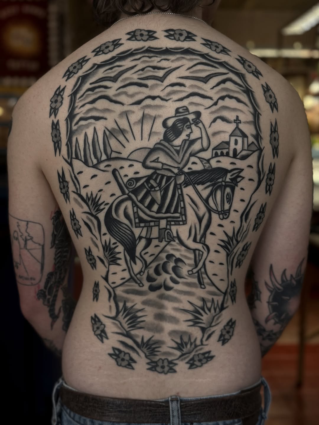 Tattoo by @ezzybones — american_traditional, black_and_grey