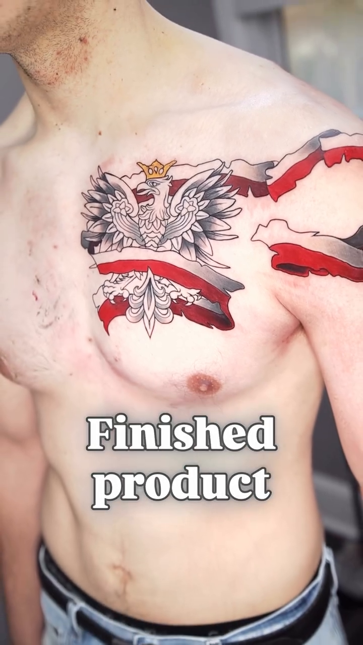 Tattoo by @cordero.inks — realism, trash_polka