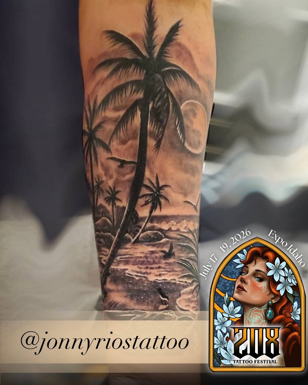 Tattoo by @jonnyriostattoo — realism, black_and_grey