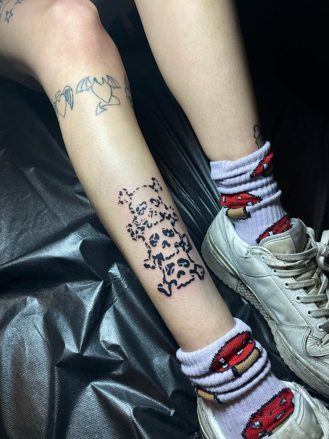 Tattoo by @cherryjaneink — blackwork