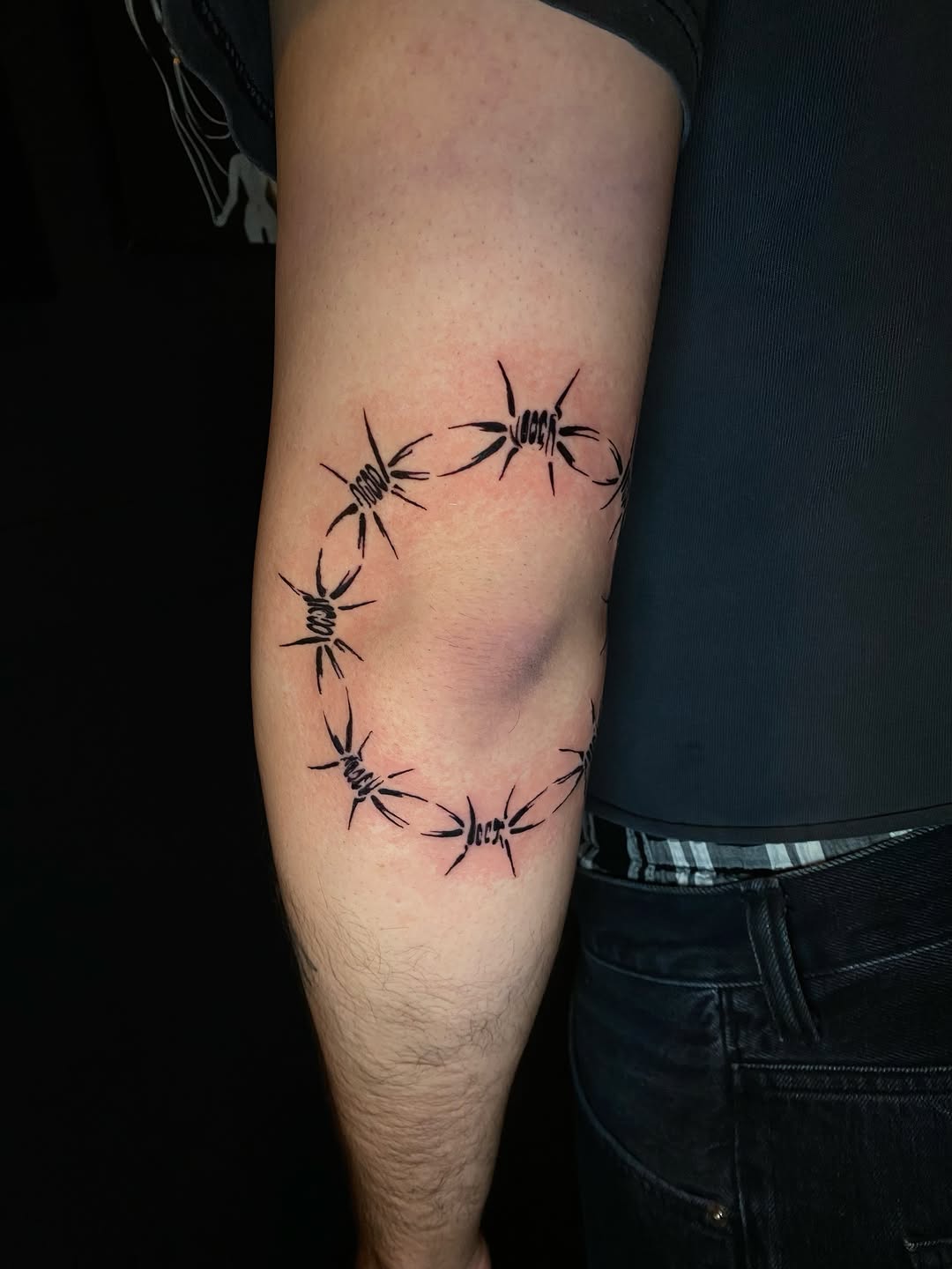 Tattoo by @cherryjaneink — blackwork, illustrative
