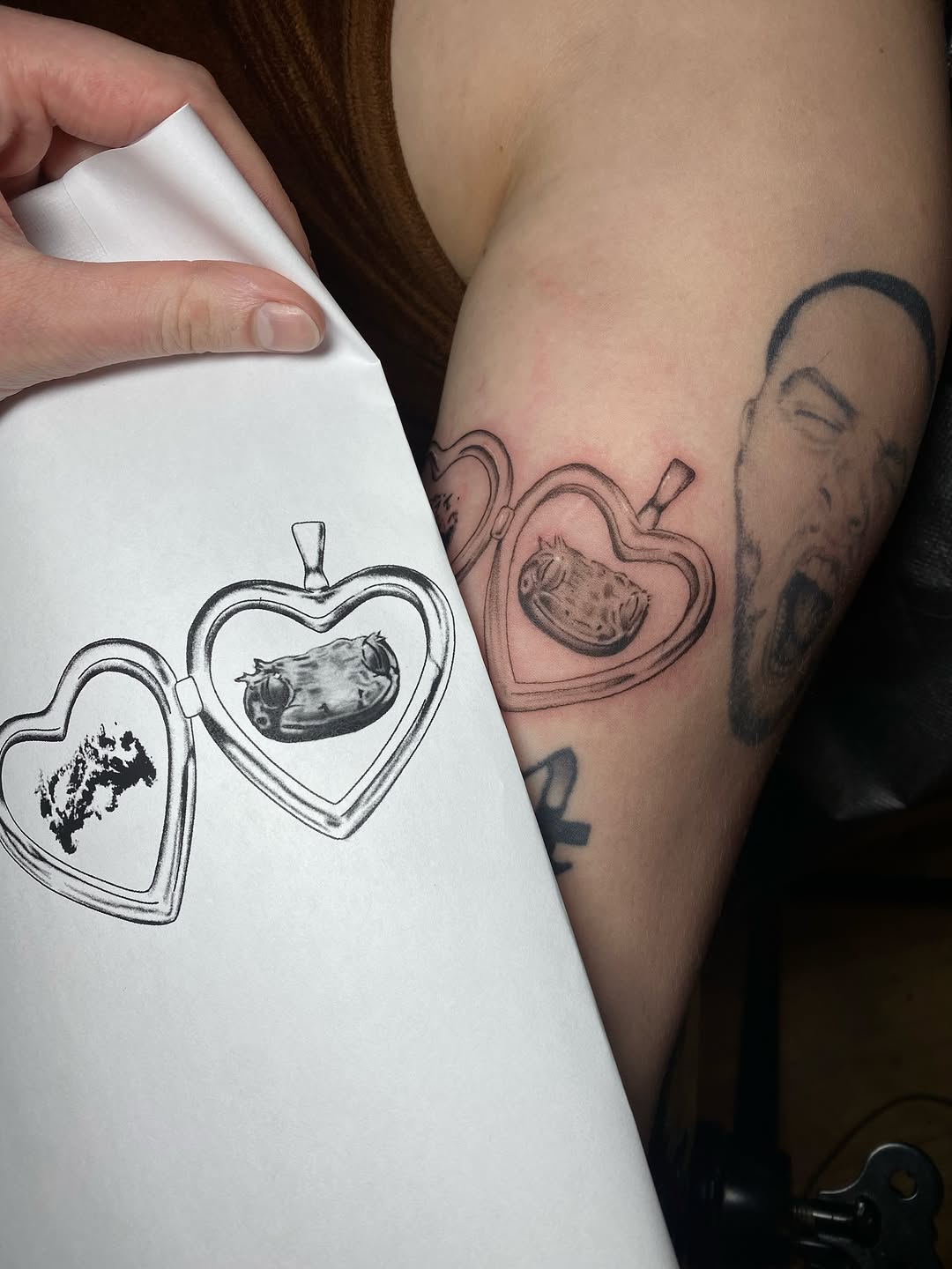 Tattoo by @cherryjaneink — illustrative, black_and_grey