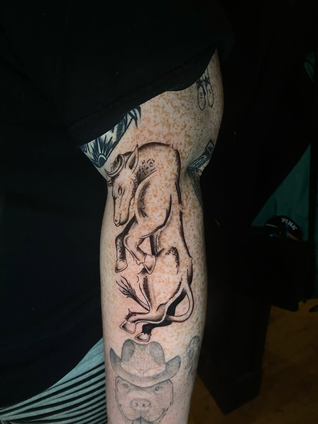 Tattoo by @cherryjaneink — illustrative, black_and_grey