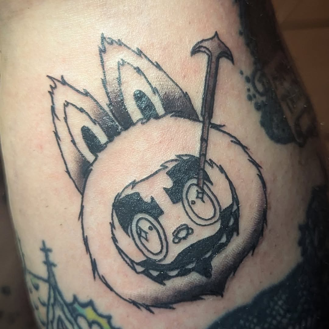 Tattoo by @maidencrone_tattoo — black_and_grey