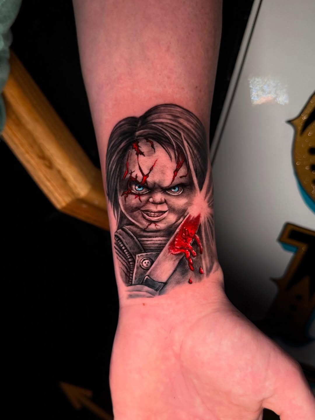 Tattoo by @tattoosbyfe — realism, dark_realism