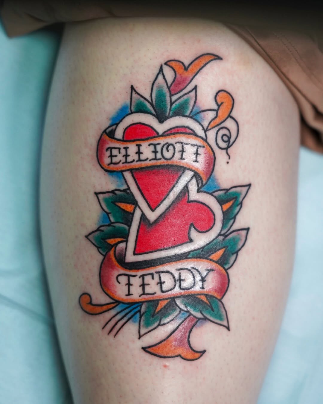 Tattoo by @spicolitattoos — american_traditional, lettering_script