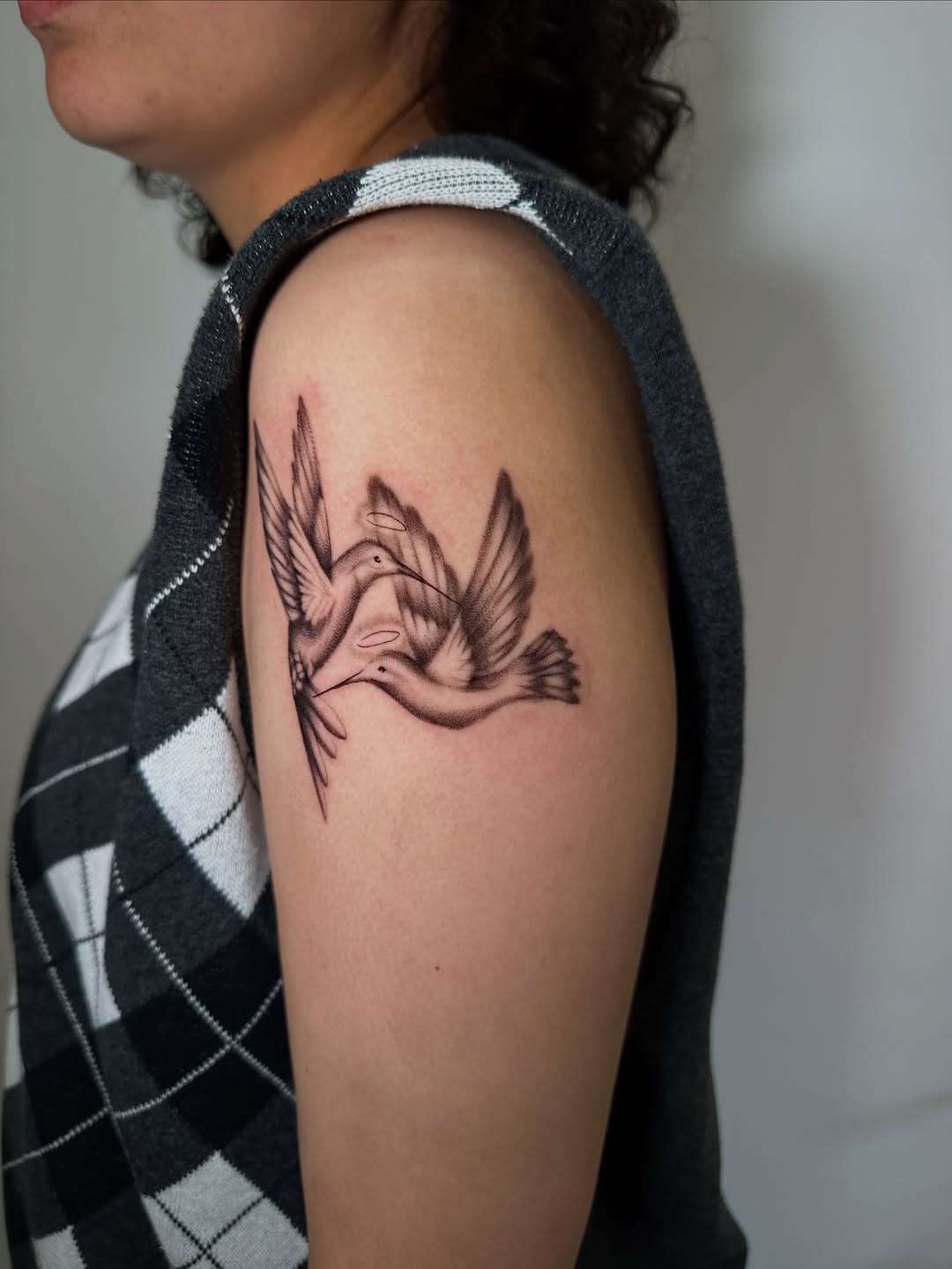 Tattoo by @tatbyb — fine_line, black_and_grey