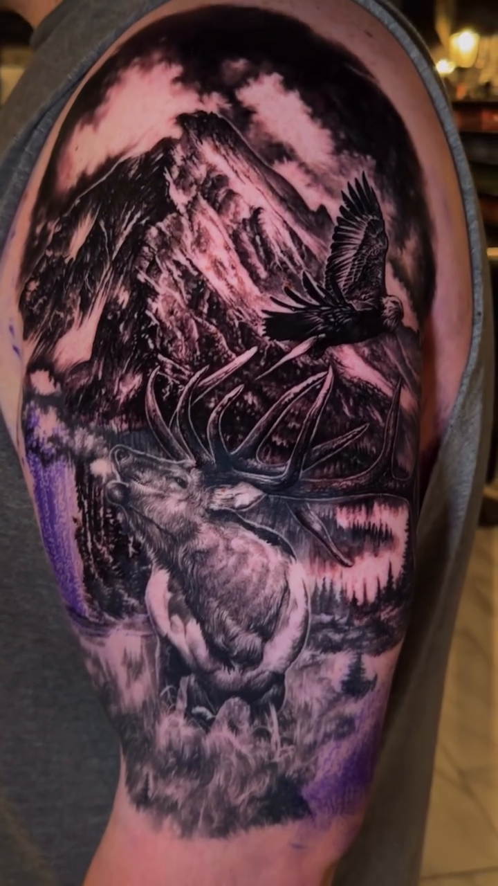 Tattoo by @chrisjansenofficial β realism, black_and_grey