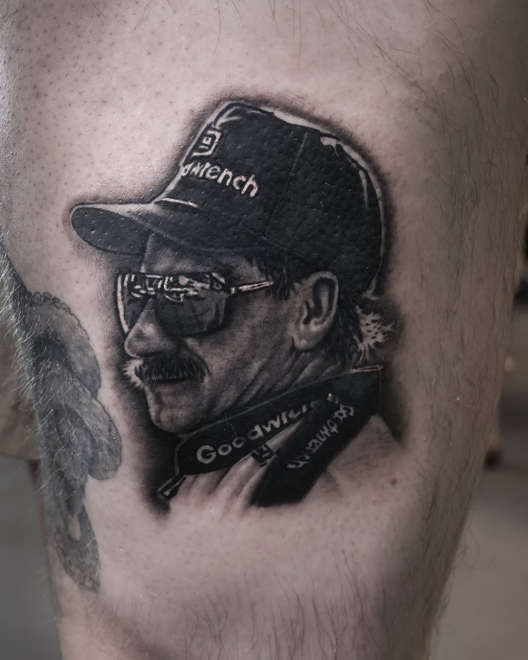 Tattoo by @blakeowenstattoos โ realism, black_and_grey