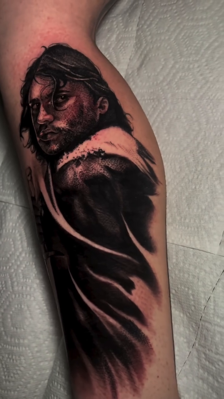 Tattoo by @tatsproshops โ realism, black_and_grey