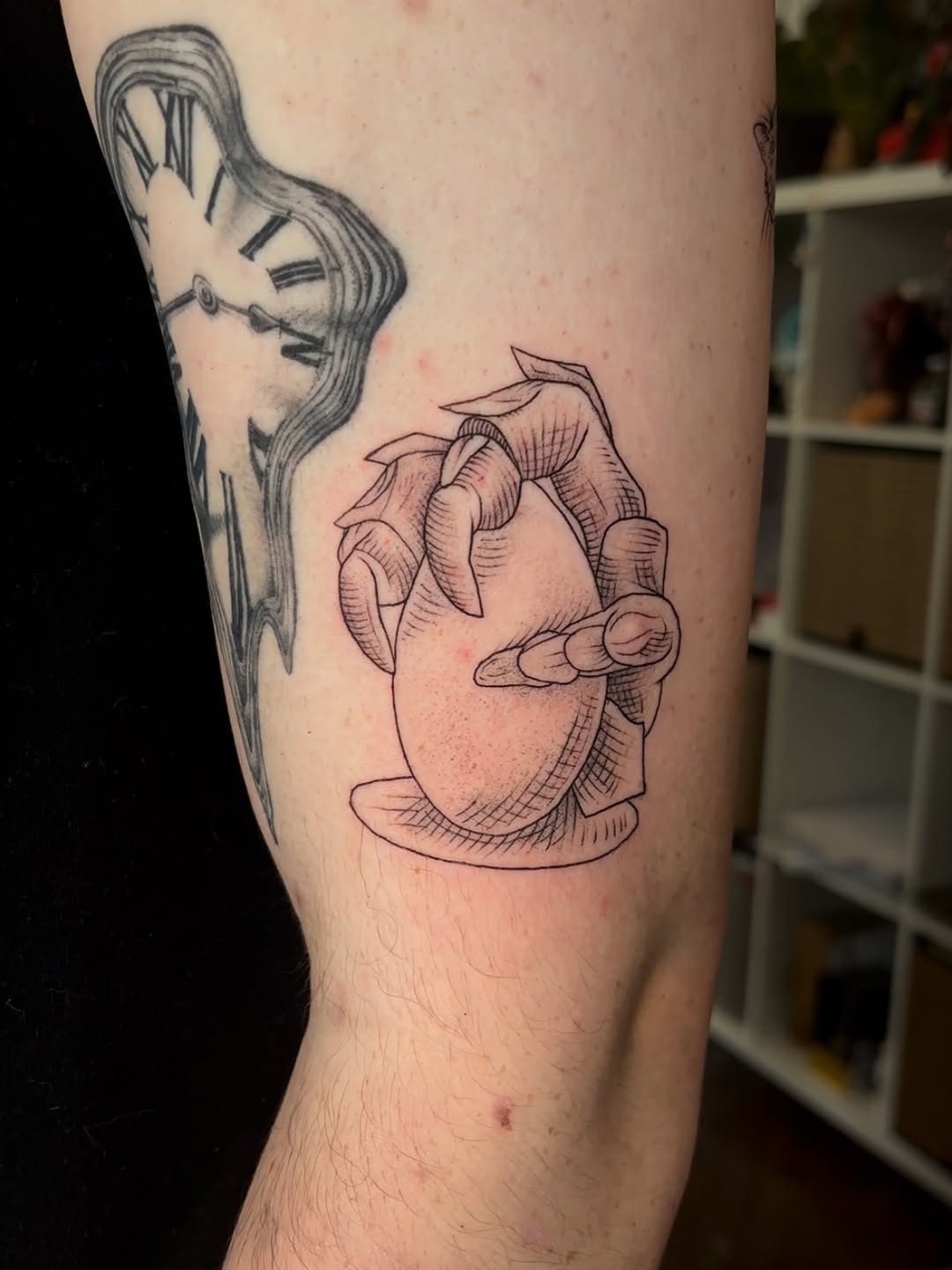 Tattoo by @maribeth.tattoo — illustrative, black_and_grey