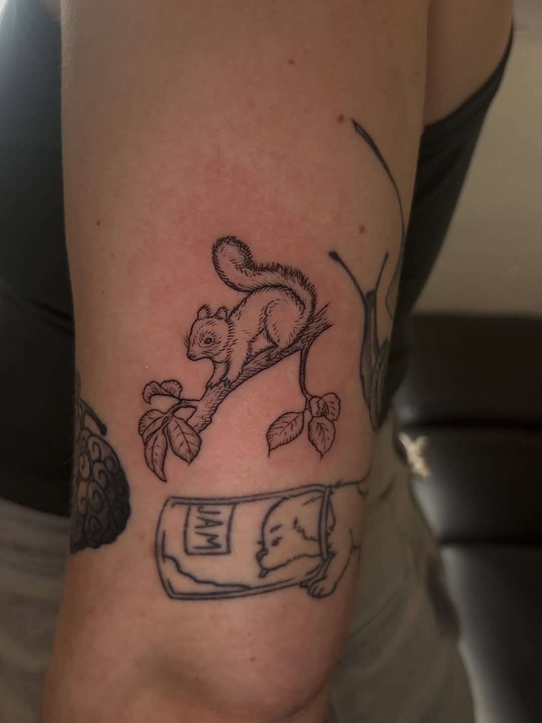 Tattoo by @maribeth.tattoo — illustrative, black_and_grey