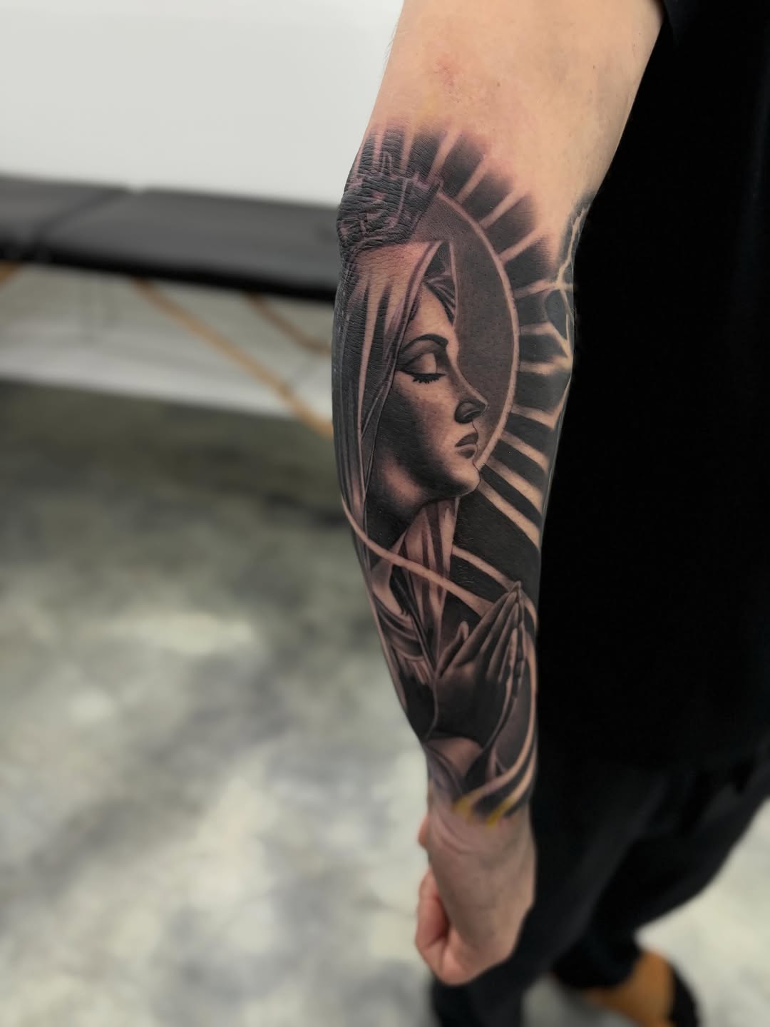 Tattoo by @tattedbydevin โ black_and_grey, realism