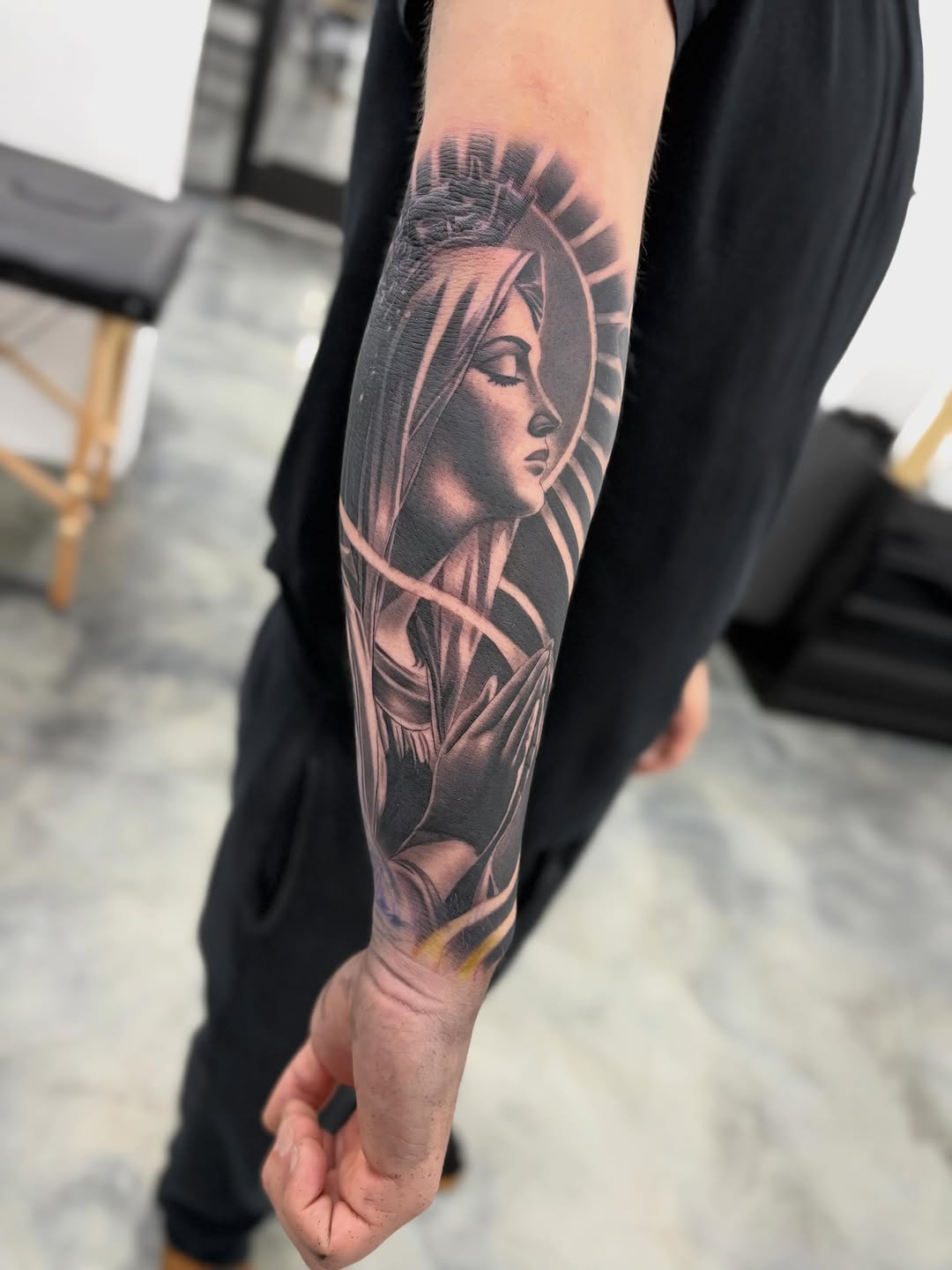 Tattoo by @tattedbydevin โ black_and_grey, realism