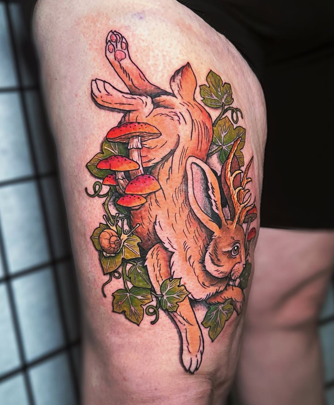 Tattoo by @spookycreature.art โ neo_traditional, illustrative