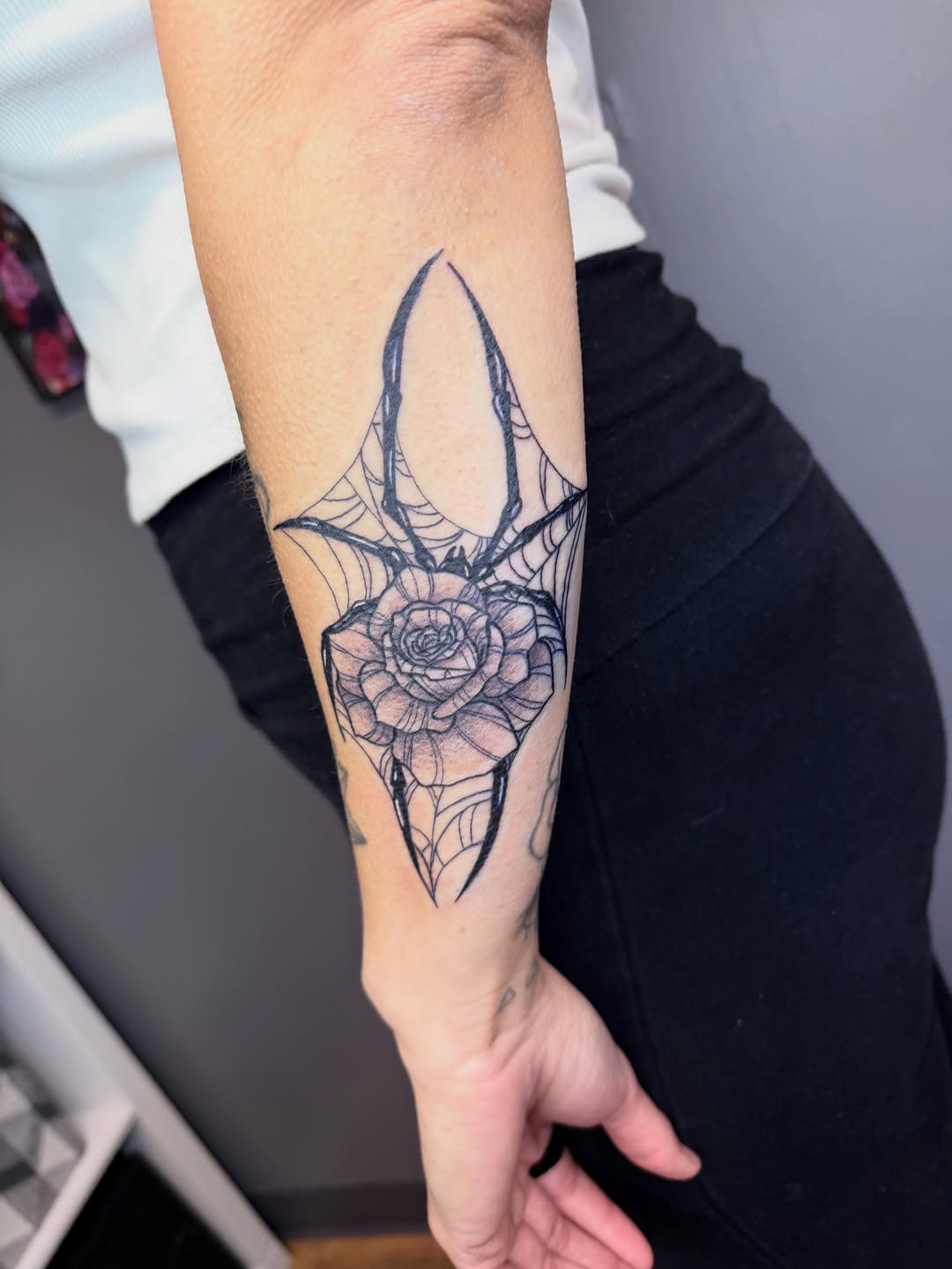 Tattoo by @milkas_tatt2 — black_and_grey, fine_line