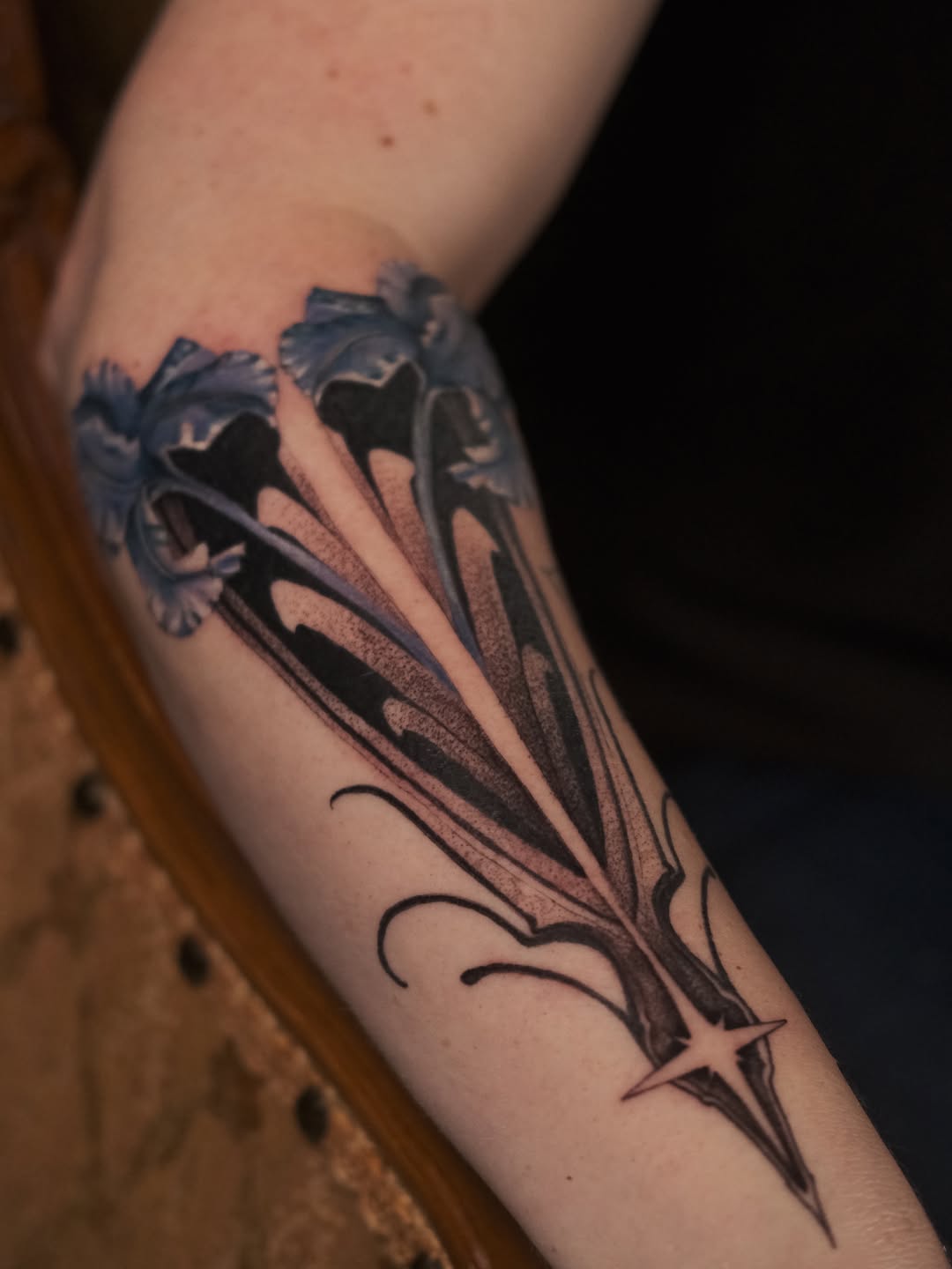 Tattoo by @alexus.inks โ illustrative, black_and_grey