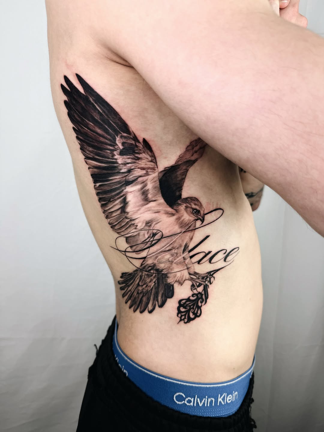 Tattoo by @inkedbykell — realism, lettering_script