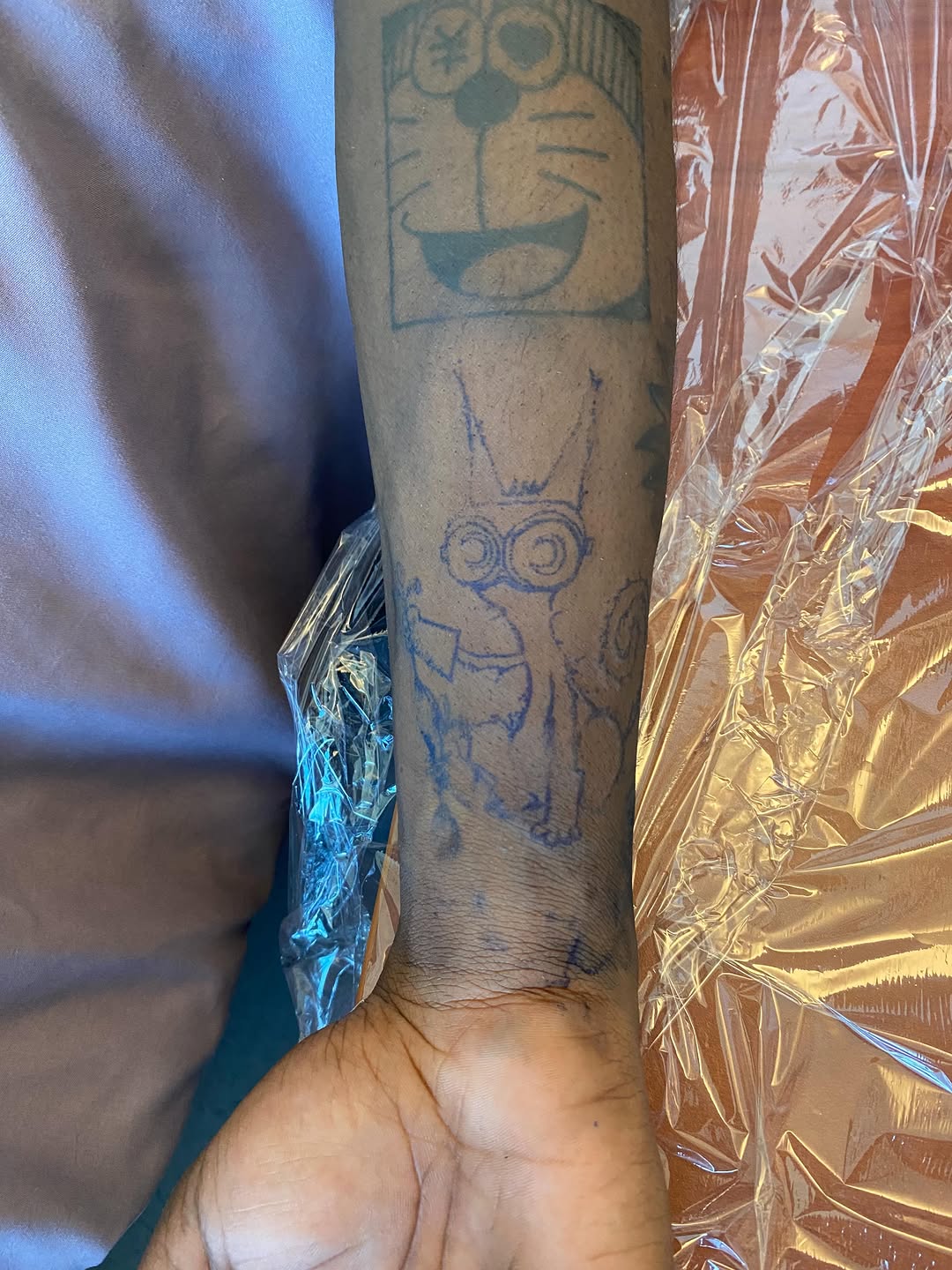 Tattoo by @feverfeverish — anime