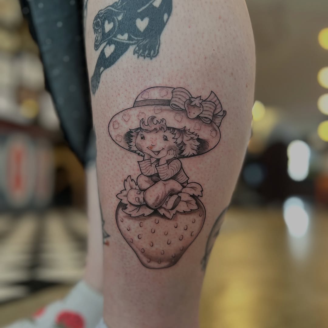 Tattoo by @tattooedbydom — new_school, black_and_grey