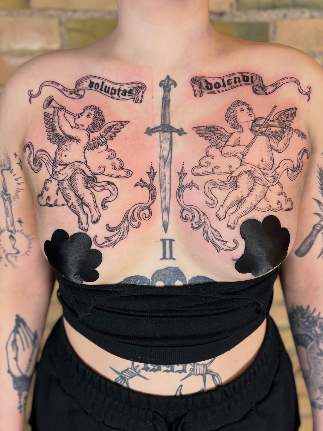 Tattoo by @linds.ink โ illustrative, lettering_script