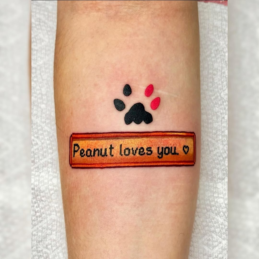 Tattoo by @gabipaigeee — lettering_script, fine_line